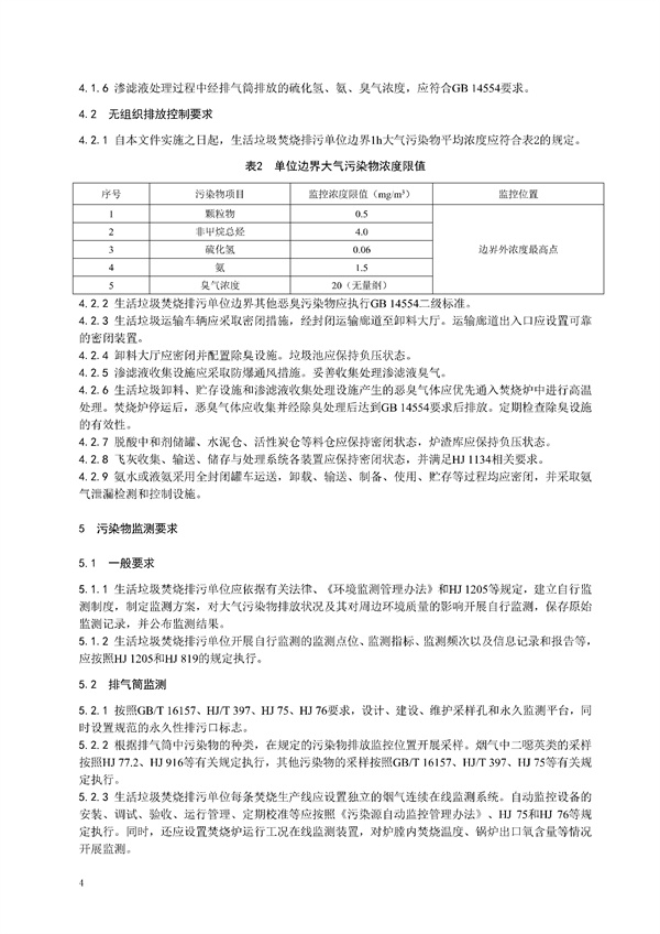 江苏省《生活垃圾焚烧大气污染物排放标准（征求意见稿）》发布！(图8)