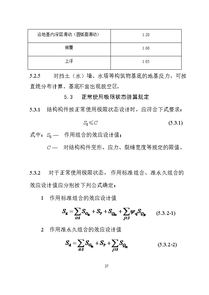 国家标准《给水排水工程构筑物结构设计标准（征求意见稿）》(图36)