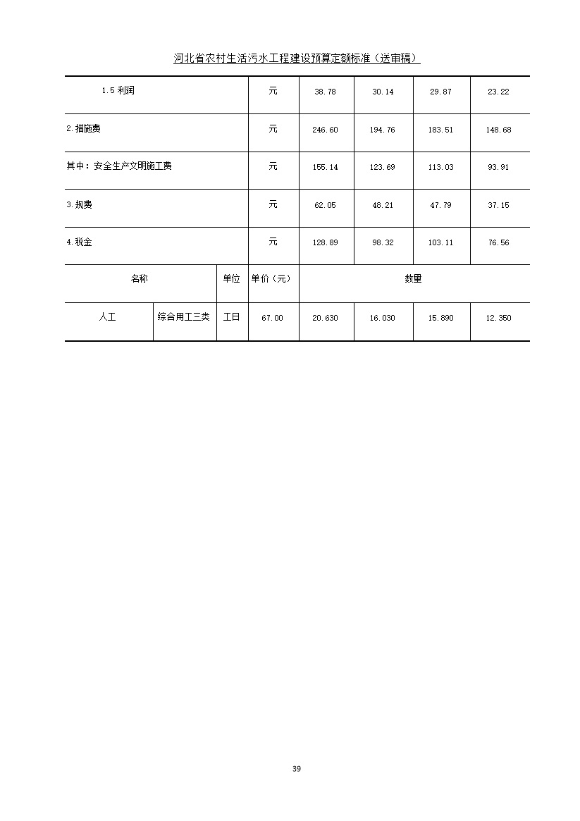 《河北省农村生活污水工程建设预算定额标准》征求意见(图47)