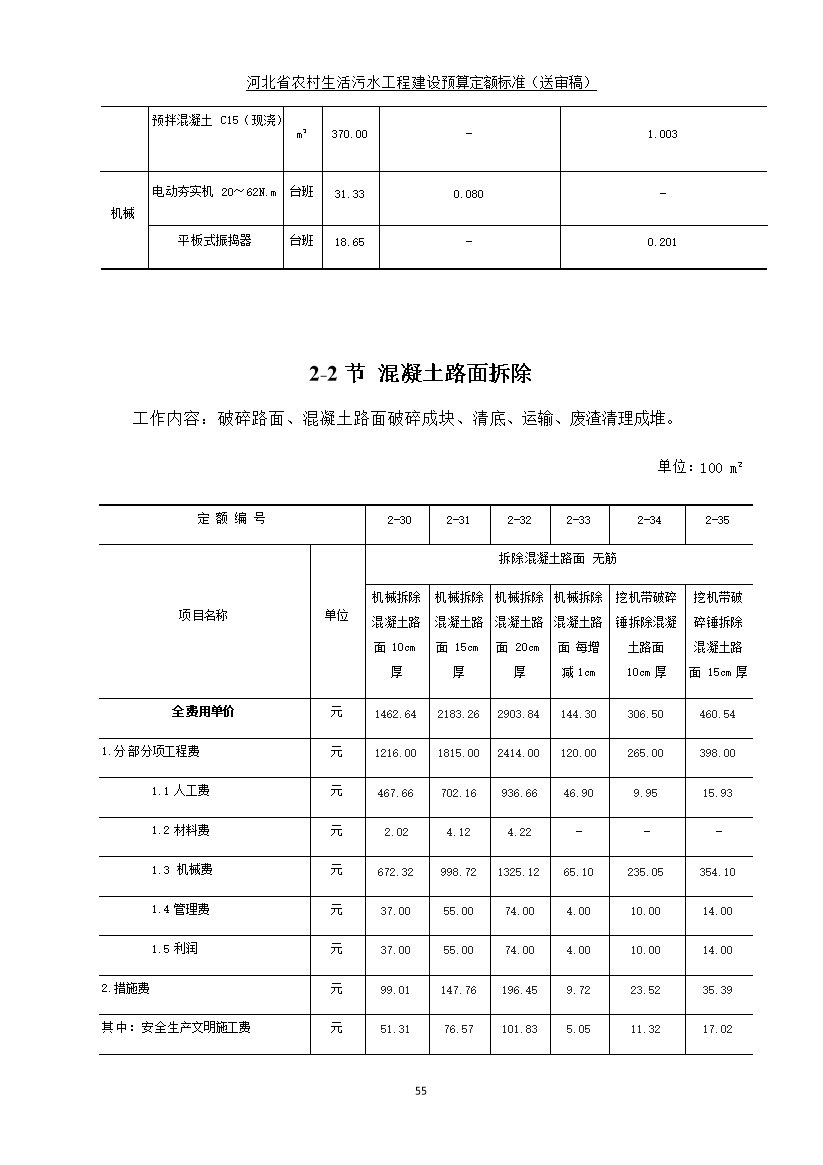 《河北省农村生活污水工程建设预算定额标准》征求意见(图62)