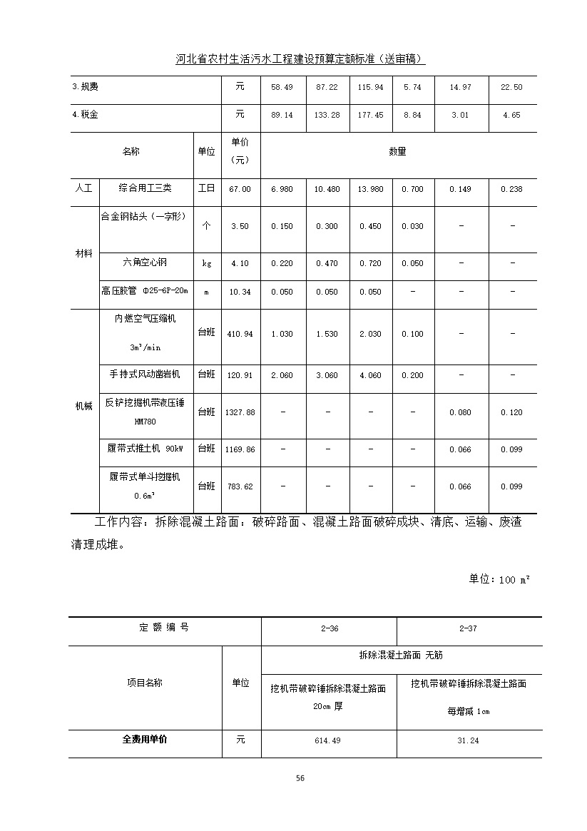 《河北省农村生活污水工程建设预算定额标准》征求意见(图63)