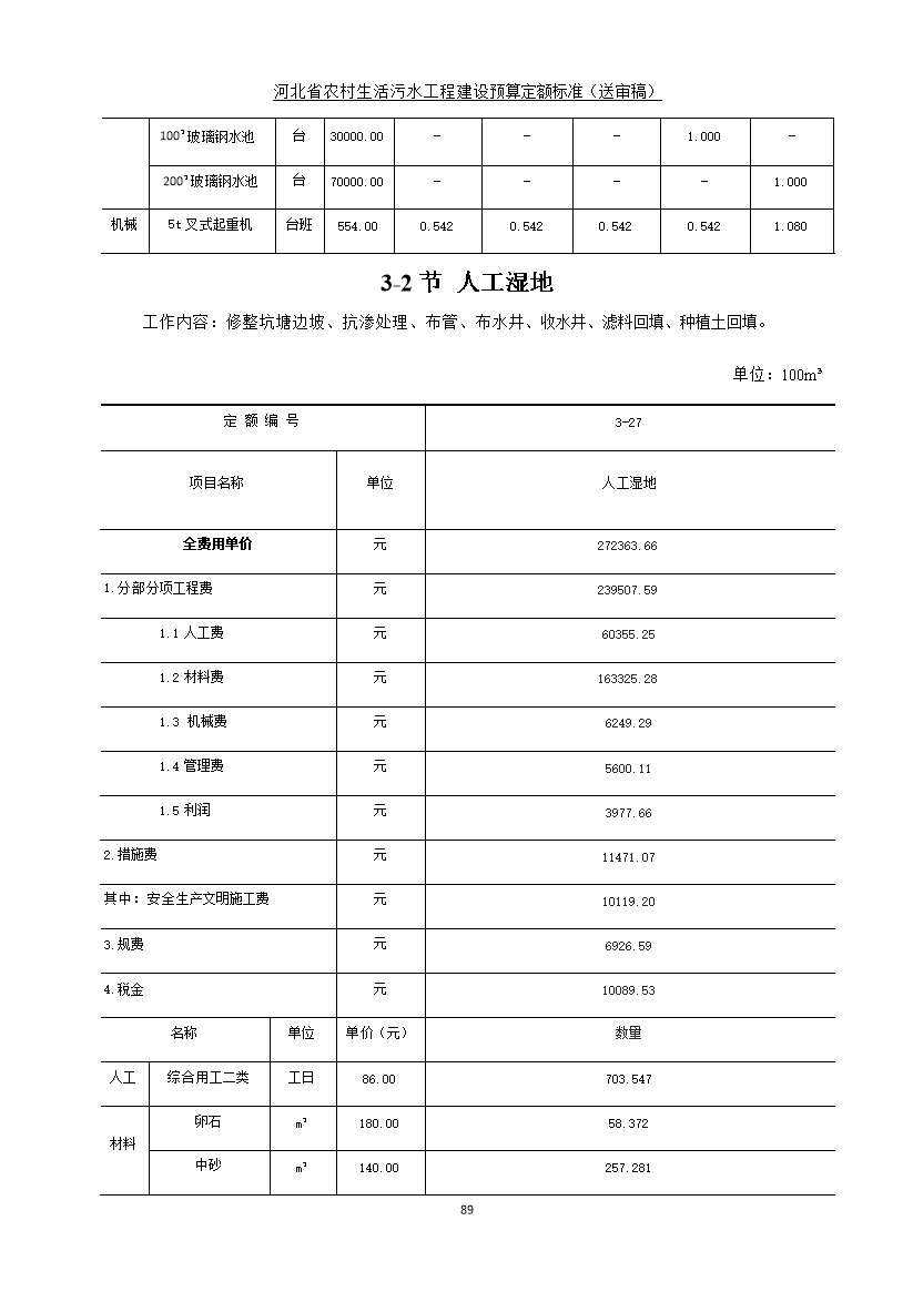 《河北省农村生活污水工程建设预算定额标准》征求意见(图96)
