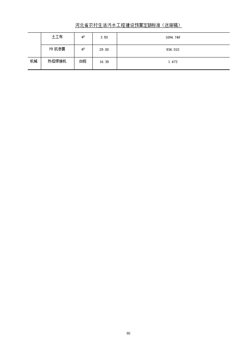 《河北省农村生活污水工程建设预算定额标准》征求意见(图97)