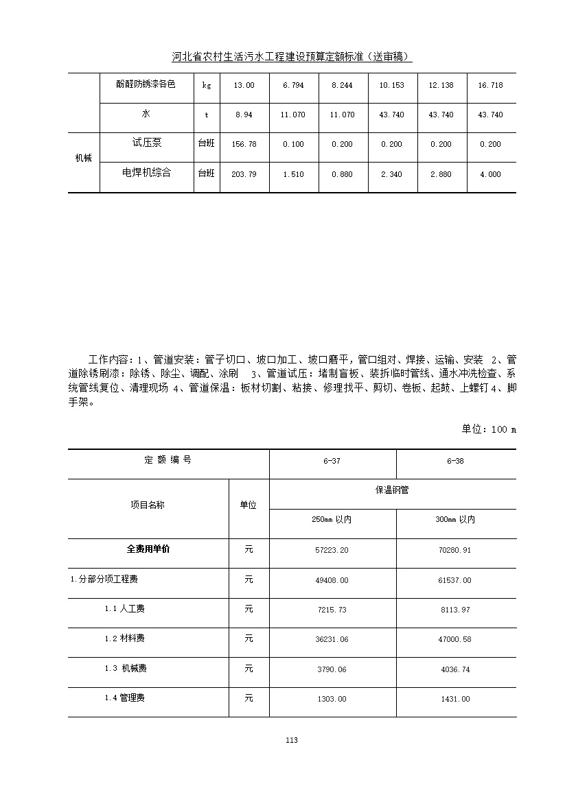 《河北省农村生活污水工程建设预算定额标准》征求意见(图120)