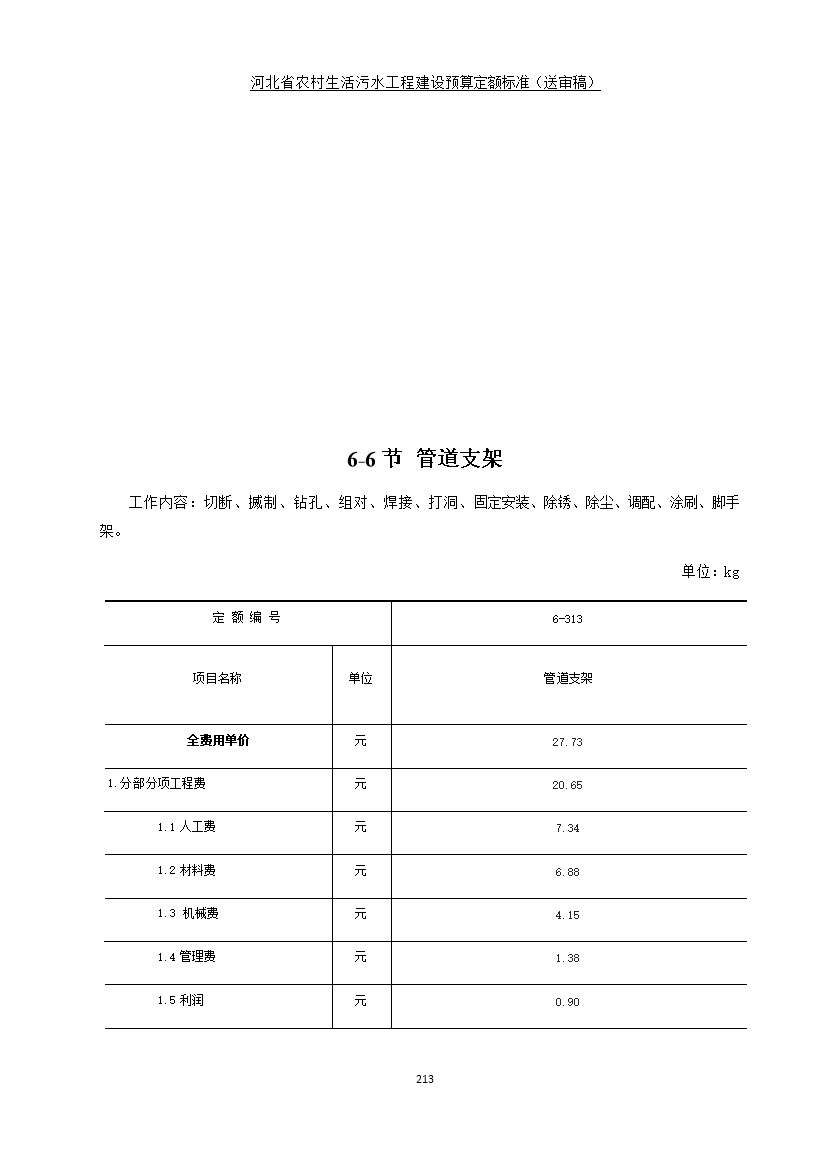 《河北省农村生活污水工程建设预算定额标准》征求意见(图220)