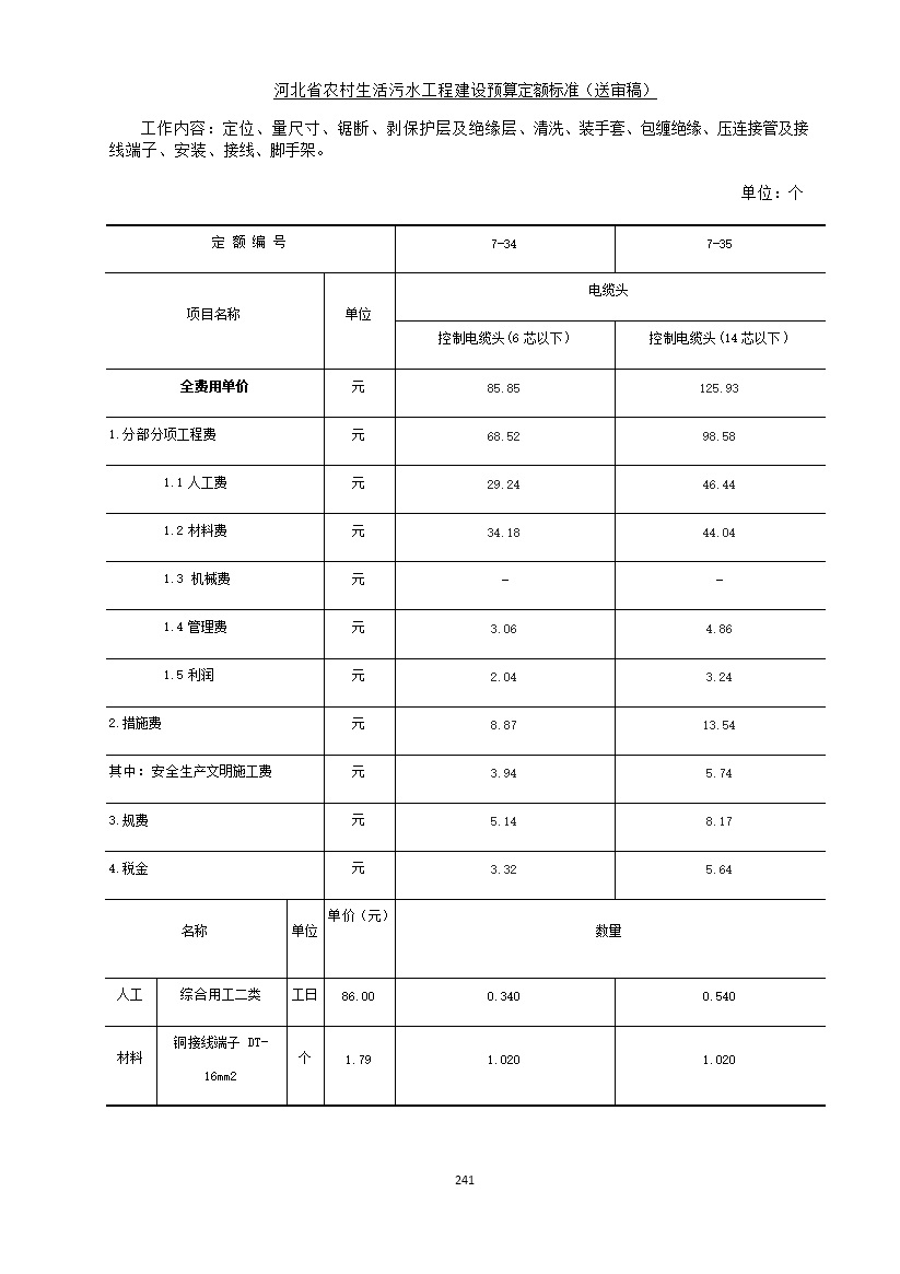 《河北省农村生活污水工程建设预算定额标准》征求意见(图248)