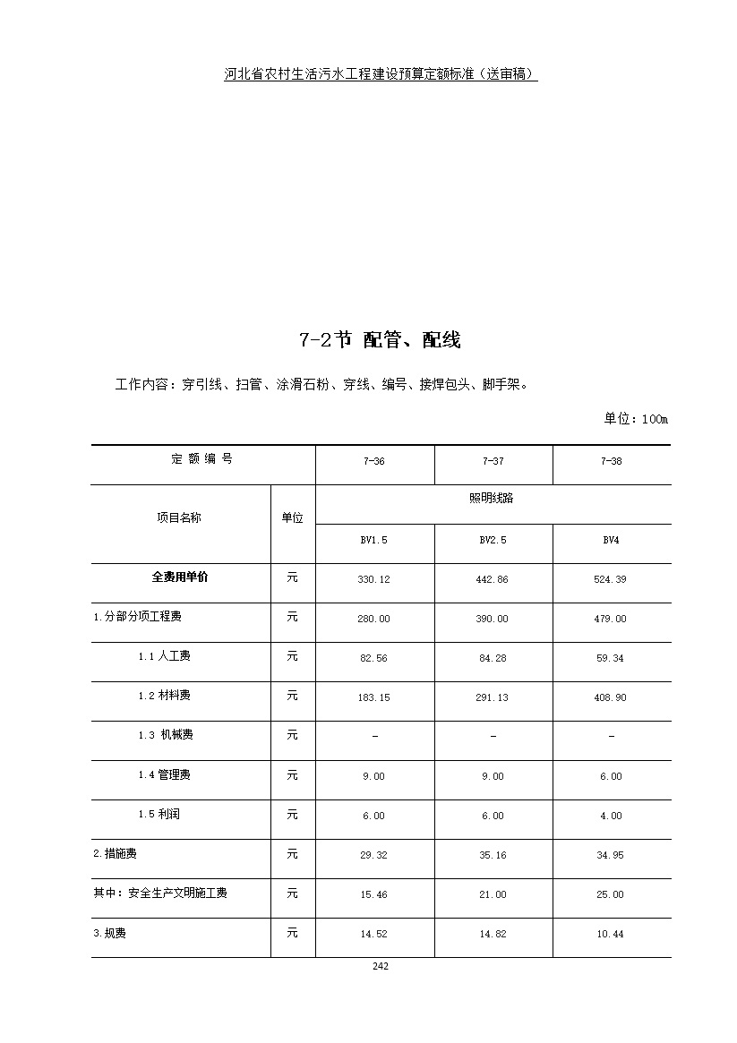 《河北省农村生活污水工程建设预算定额标准》征求意见(图249)