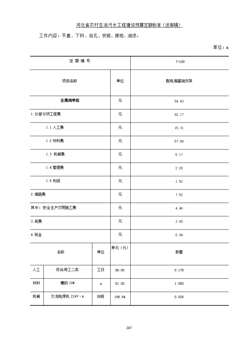 《河北省农村生活污水工程建设预算定额标准》征求意见(图274)