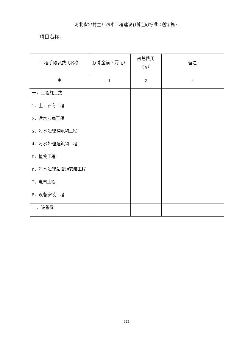 《河北省农村生活污水工程建设预算定额标准》征求意见(图330)