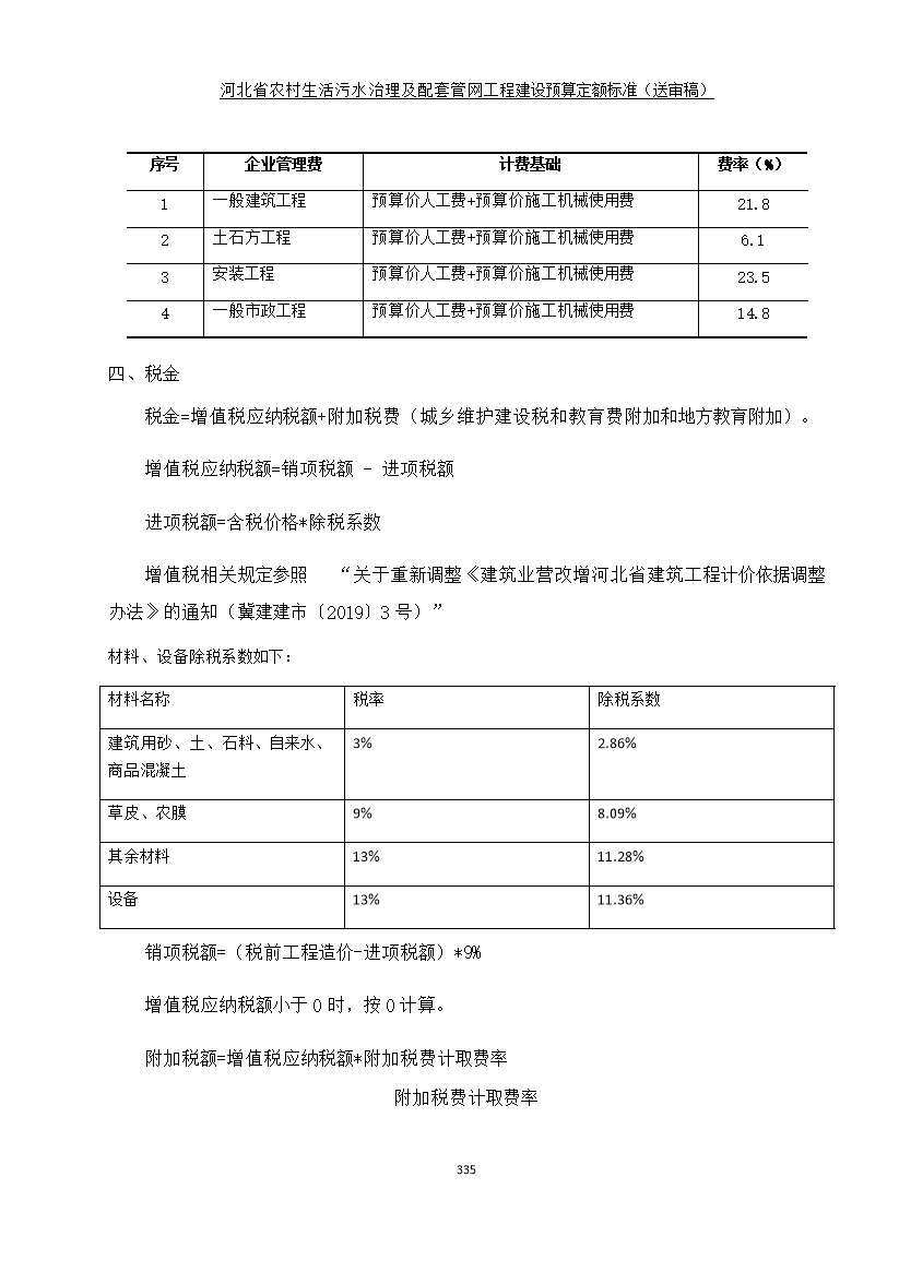 《河北省农村生活污水工程建设预算定额标准》征求意见(图342)