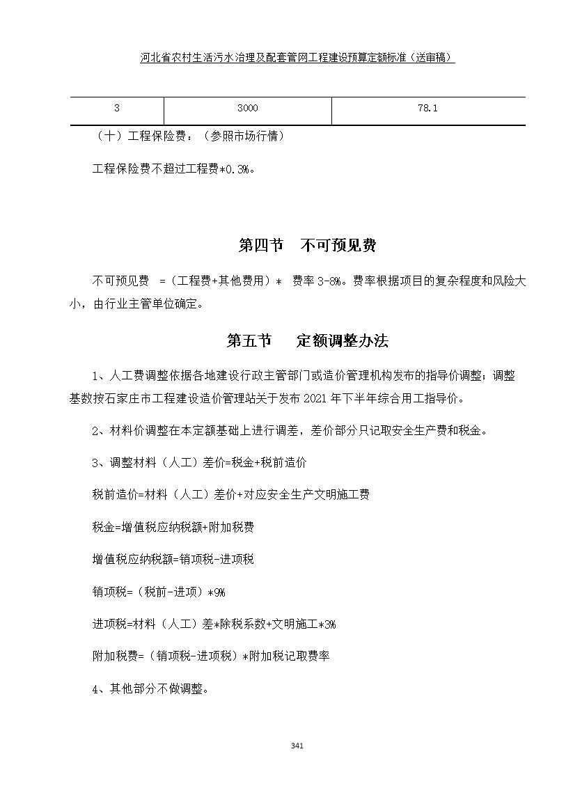 《河北省农村生活污水工程建设预算定额标准》征求意见(图348)