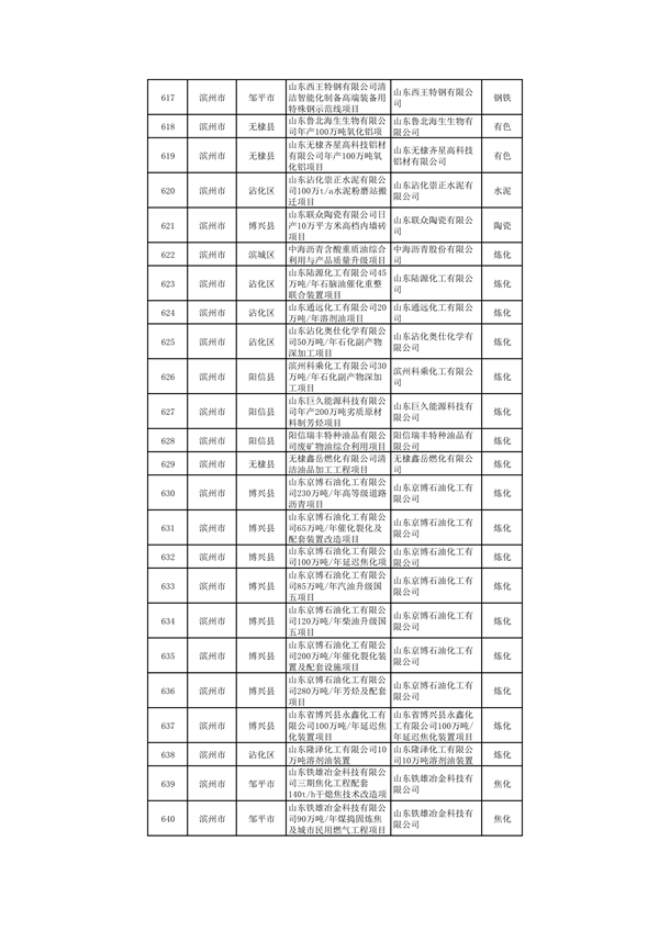 山东：关于继续保留实施和关停退出“两高”项目清单（第一批）的公示(图26)