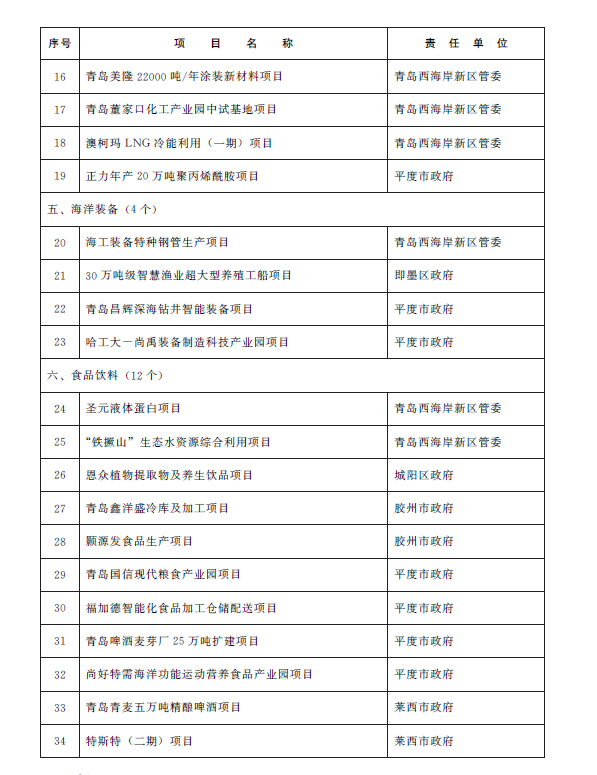 总投资1.38万亿元 青岛市2023年重点项目名单公布(图21)