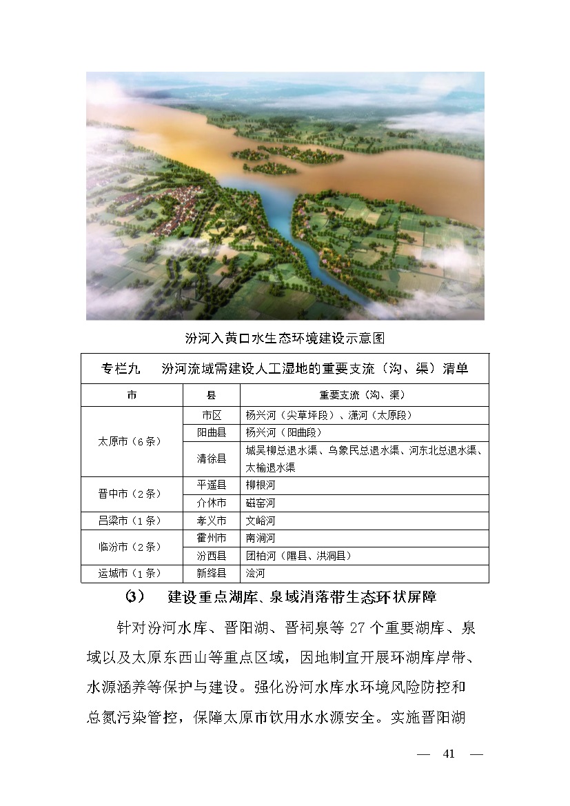 黄河流域（山西）水生态环境建设规划（2022-2025 年）(图39)