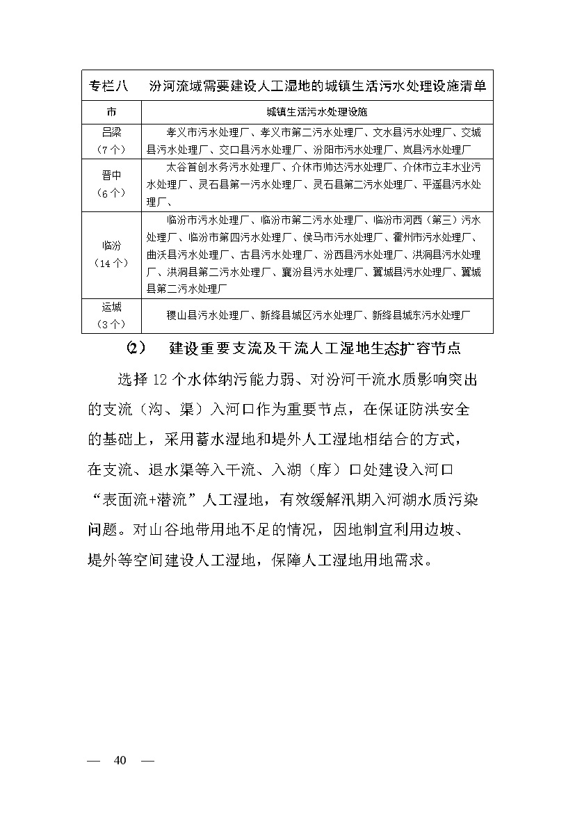 黄河流域（山西）水生态环境建设规划（2022-2025 年）(图38)