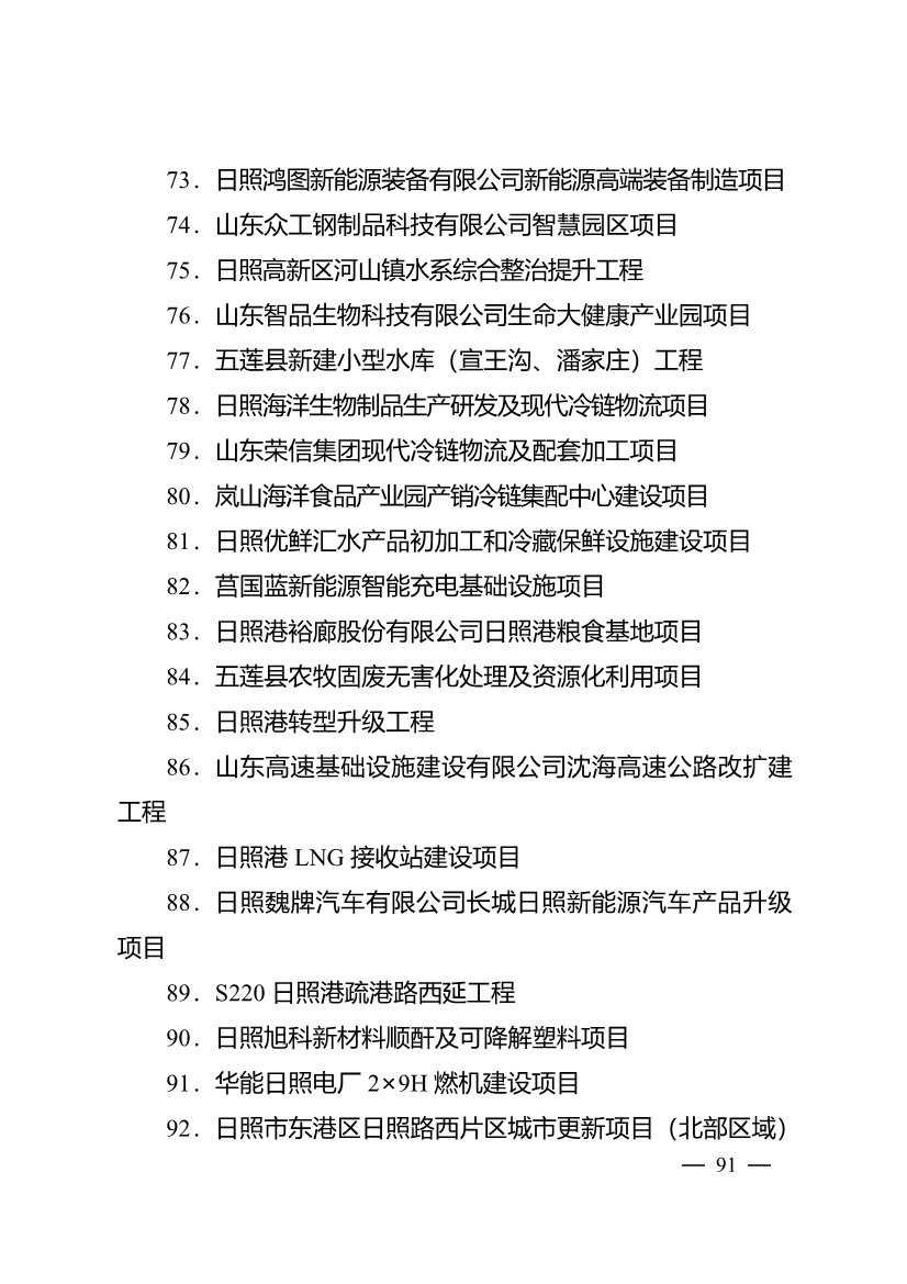 503个重点项目！日照市深化新旧动能转换推动绿色低碳高质量发展三年行动计划项目清单发布！(图6)