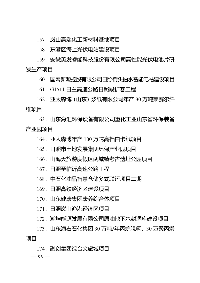 503个重点项目！日照市深化新旧动能转换推动绿色低碳高质量发展三年行动计划项目清单发布！(图11)