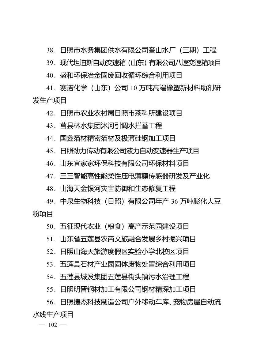 503个重点项目！日照市深化新旧动能转换推动绿色低碳高质量发展三年行动计划项目清单发布！(图17)