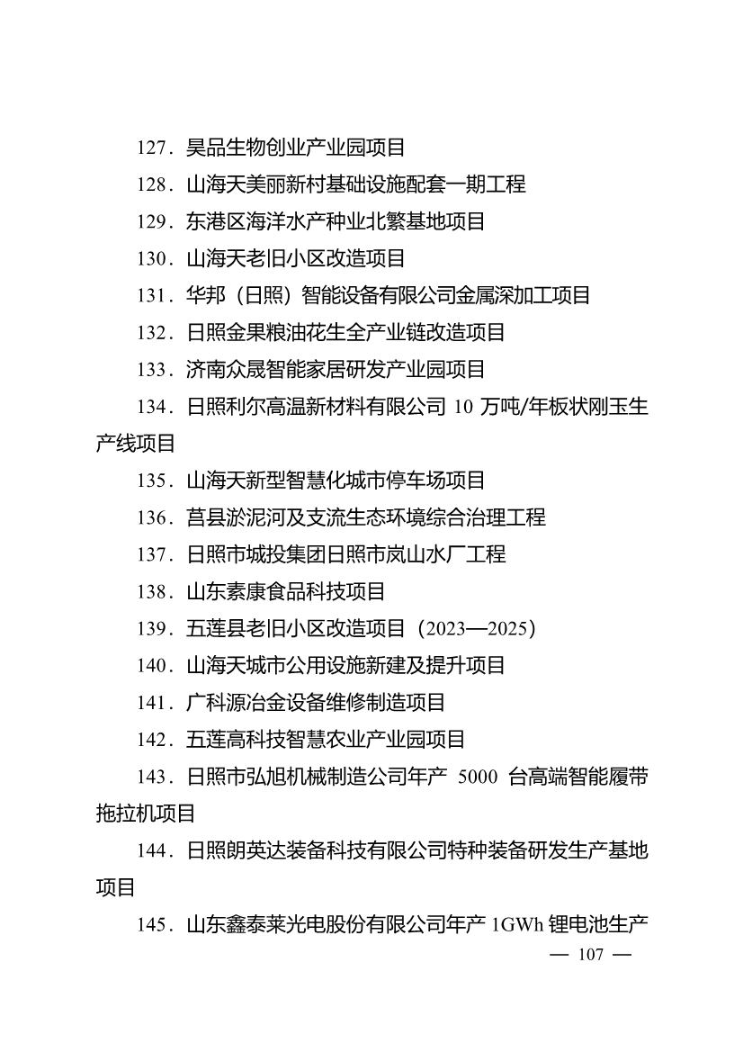 503个重点项目！日照市深化新旧动能转换推动绿色低碳高质量发展三年行动计划项目清单发布！(图22)